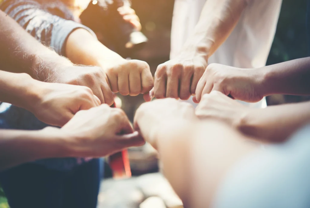 Ensemble pour la randonnée avec le club vosgien