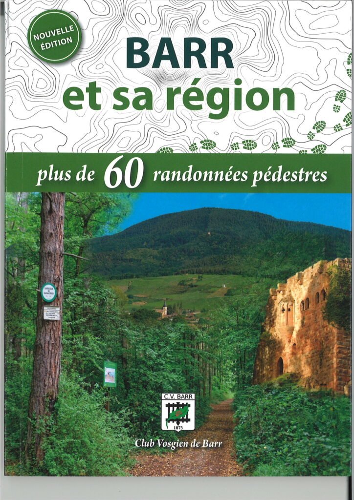 Guide Rando secteur de Barr, mont st odile, Club Vosgien